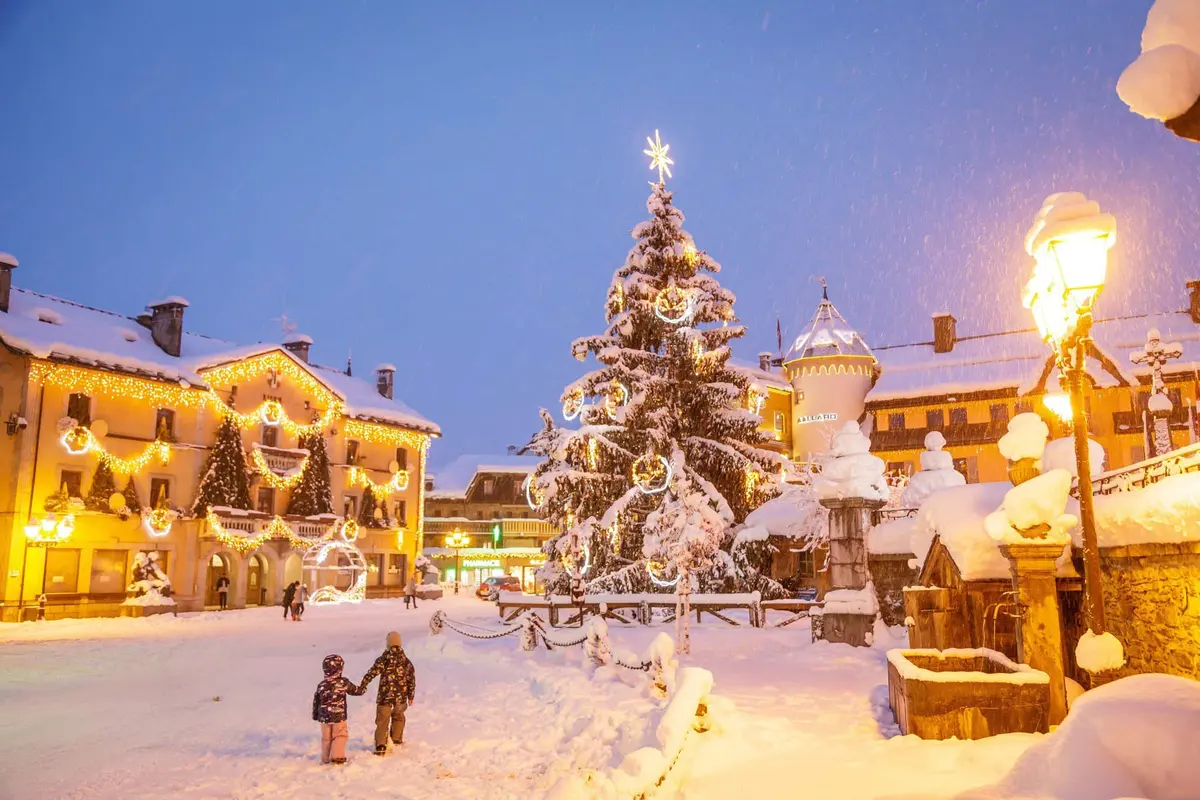 Christmas Tree Illumination Megeve 2025